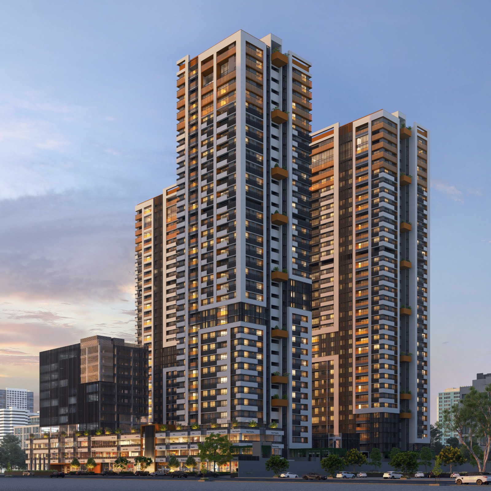 Highline 3BHK-Aroundtown Realty.